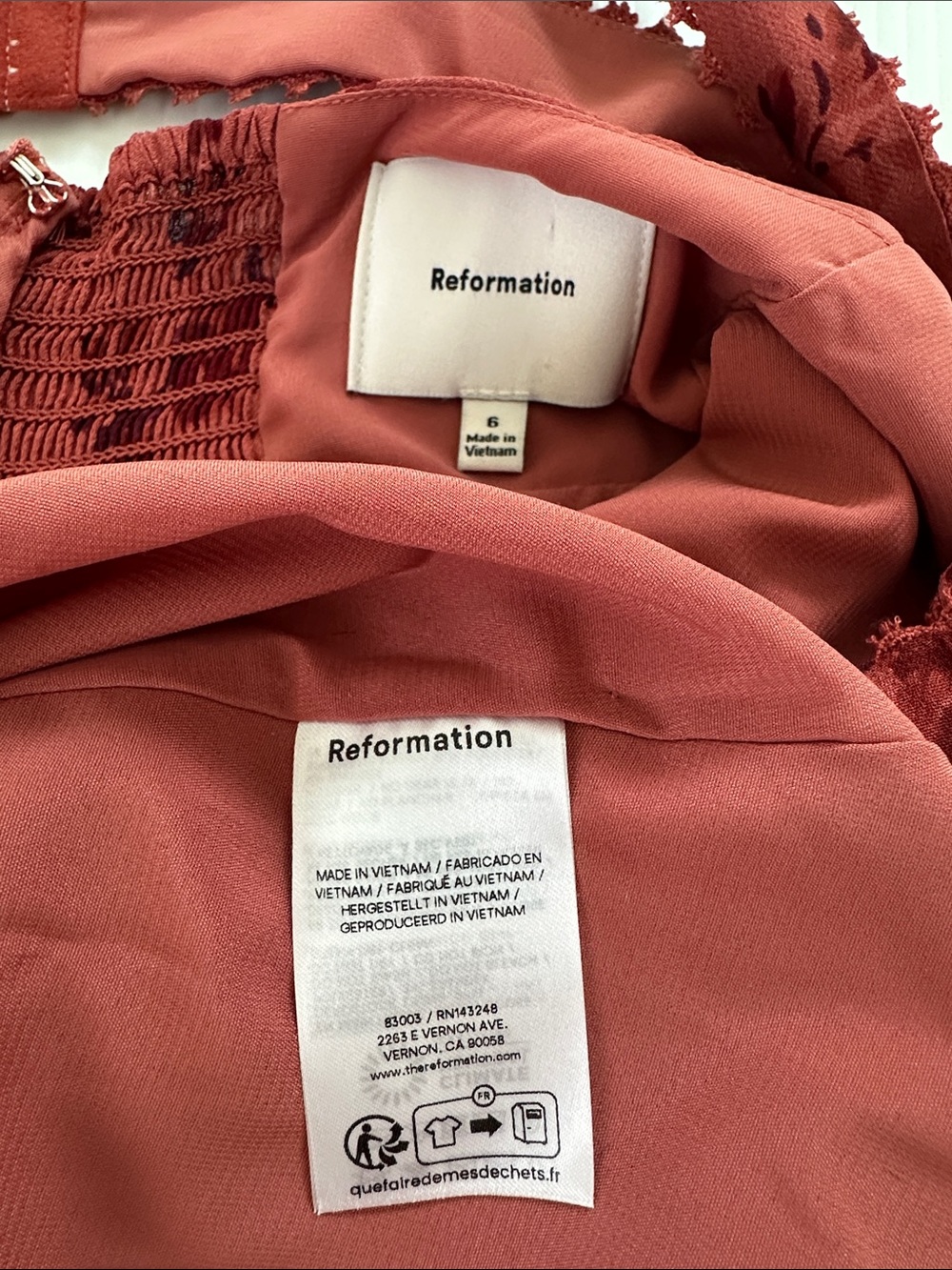 Reformation Lela Dress Clarette, 6 - Picture 7 of 13